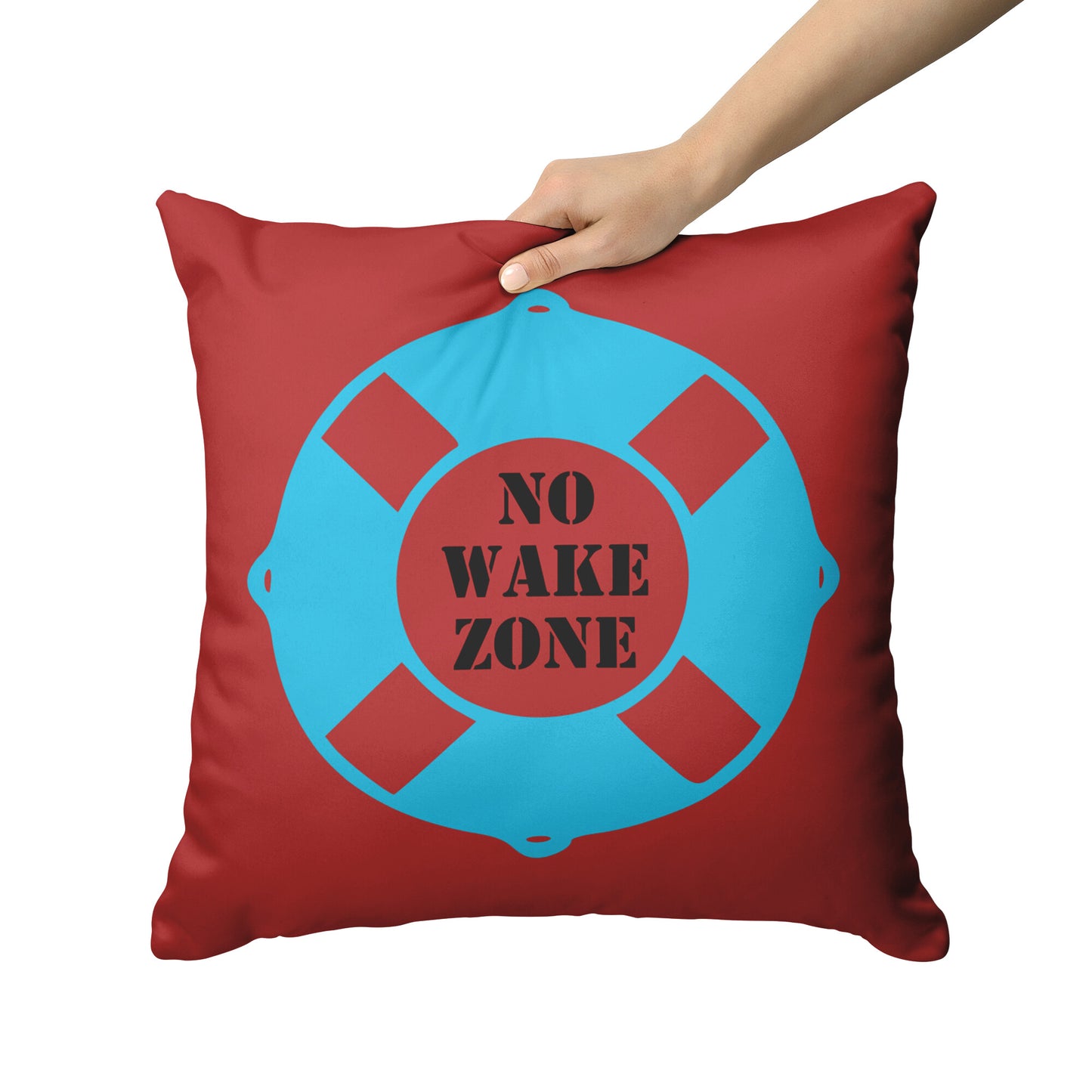 no wake zone pillow