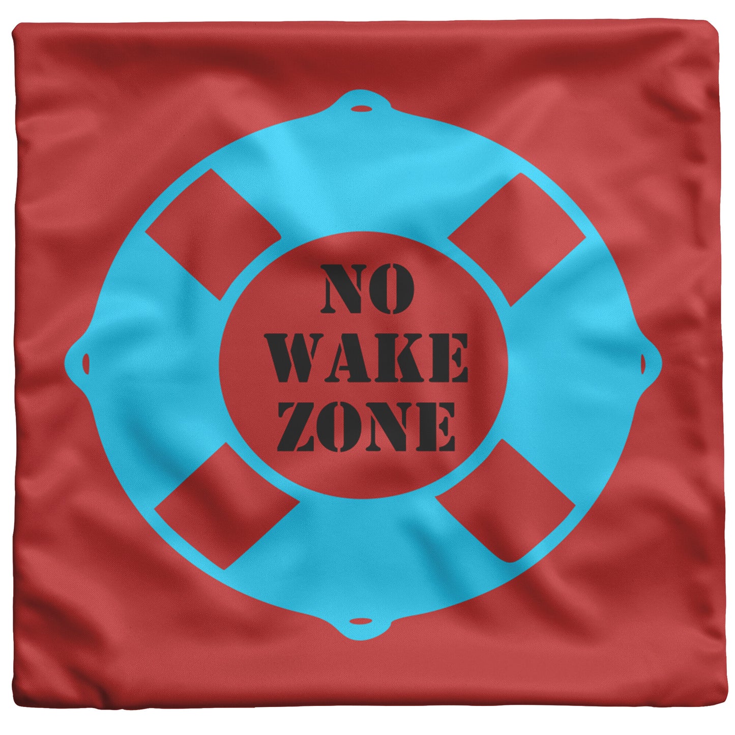No wake zone pillow cover