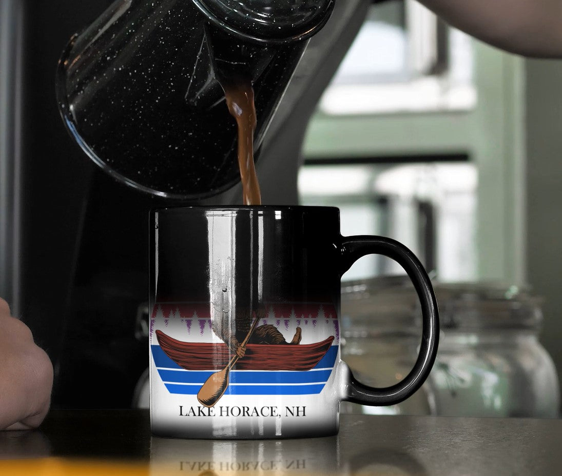 Magic bigfoot mug, add your name or lake