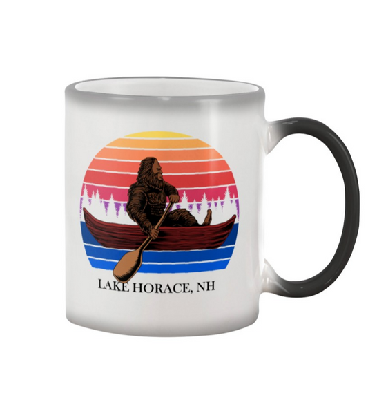 Lake Horace, NH Bigfoot color change mug
