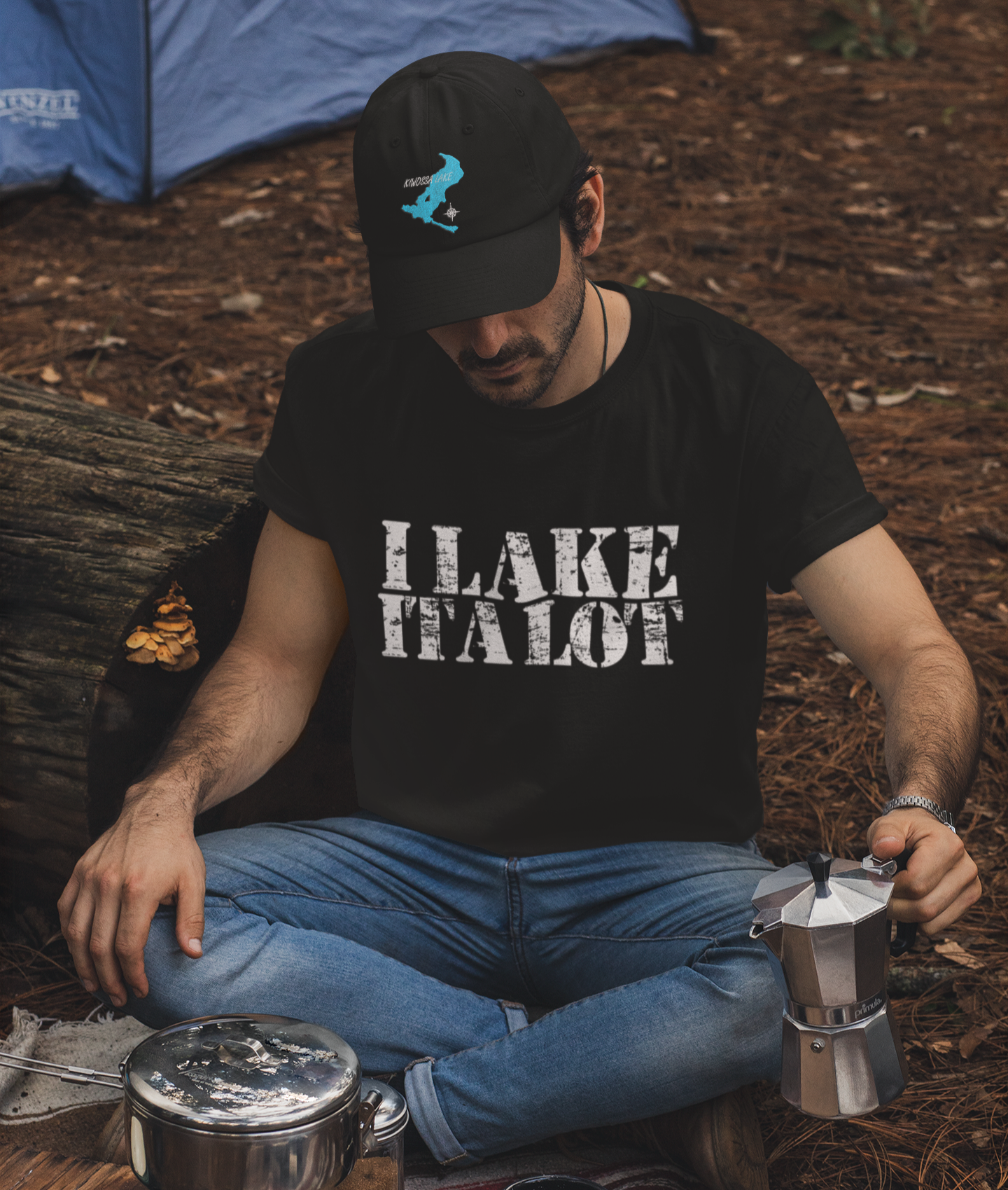 Custom I LAKE IT A LOT Men's T-Shirt