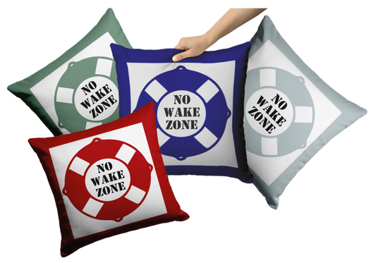 No wake Zone pillows