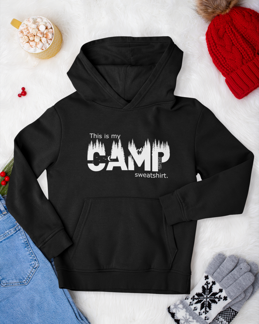 This is my camp sweatshirt. Black