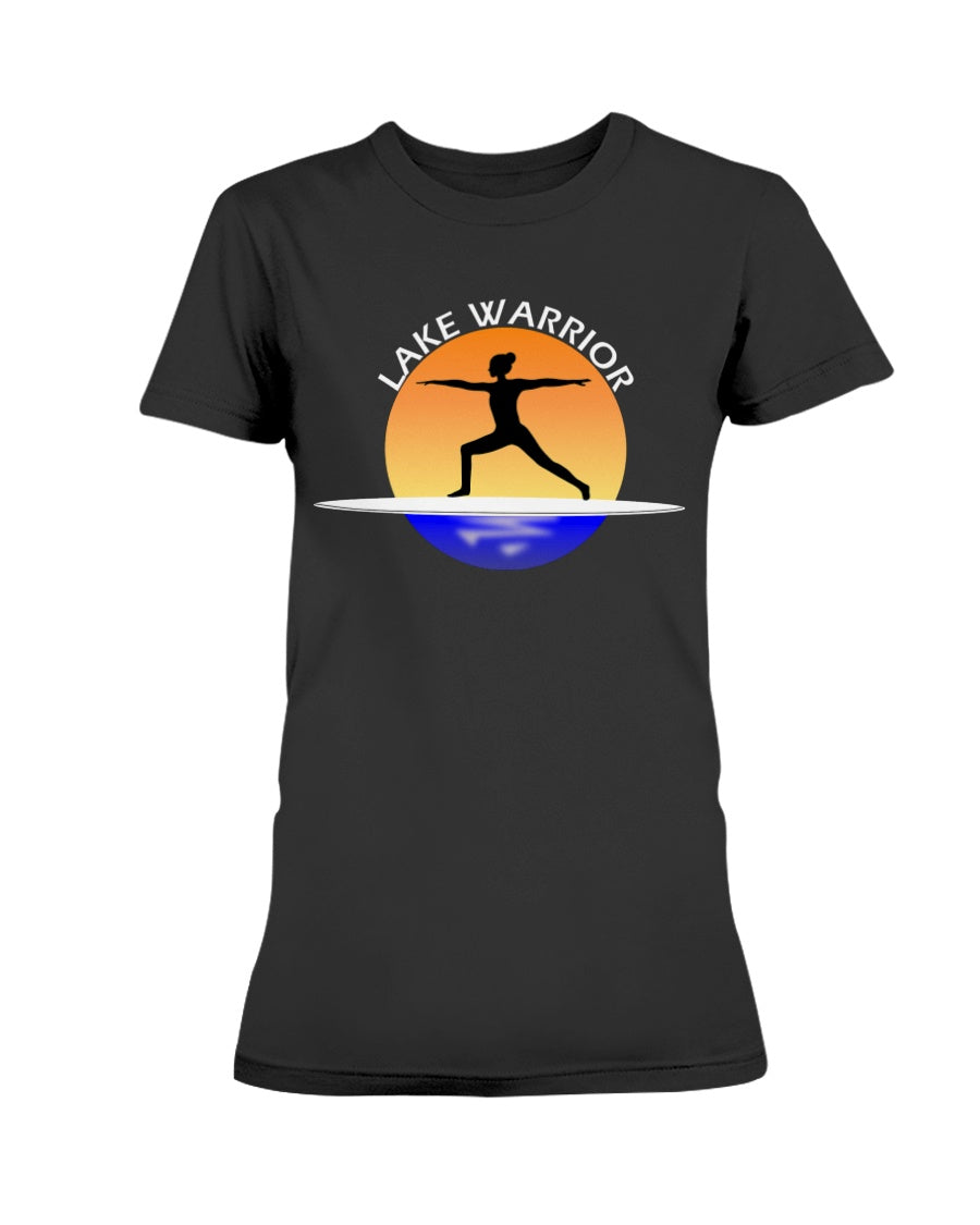 yoga inspired lake shirt