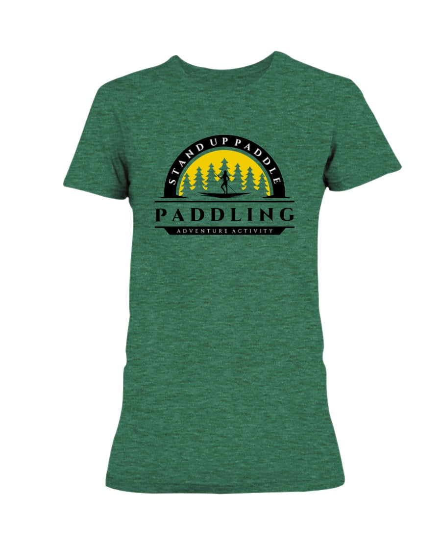 Green heather women's SUP T-shirt