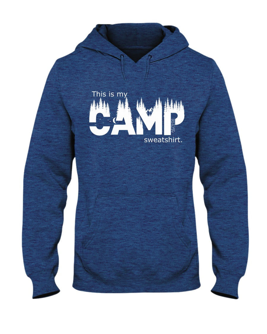 This is my camp sweatshirt -blue