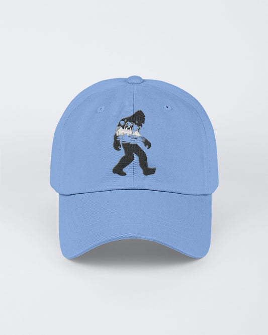 embordered classic sasquatch hat blue