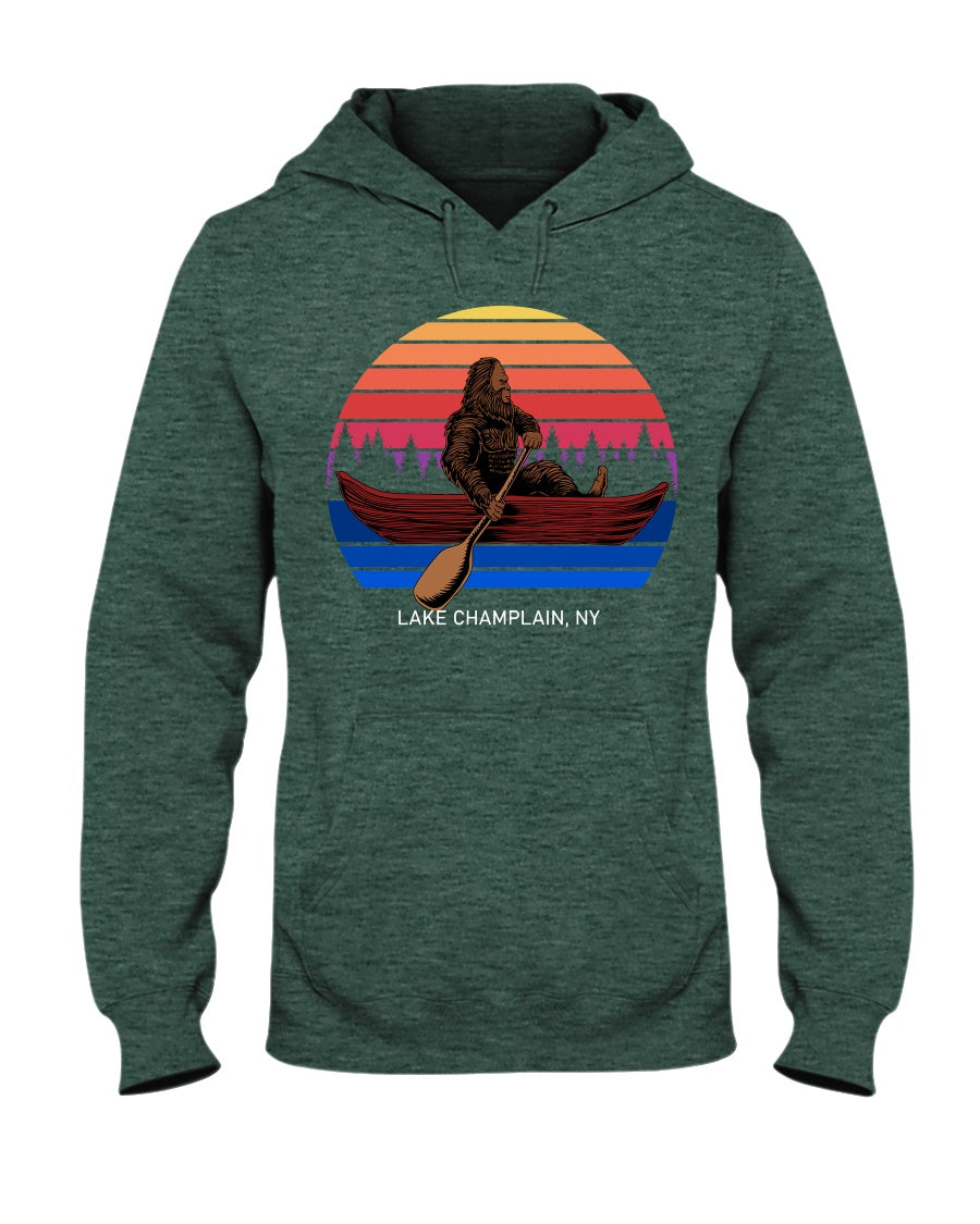 bigfoot canoe hoodie