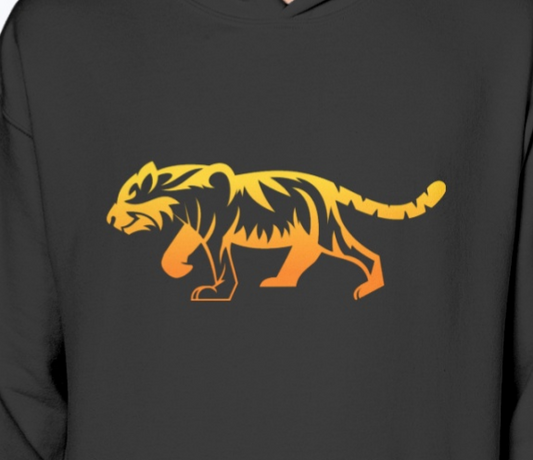 Tiger Stride Adult Hoodie