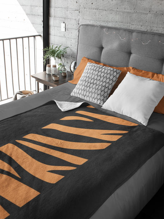 Bengal Tiger Striped Blanket