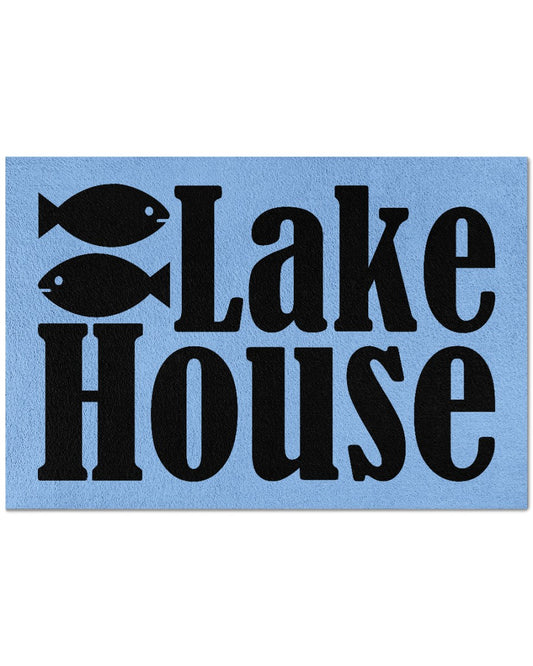 lake decor doormat