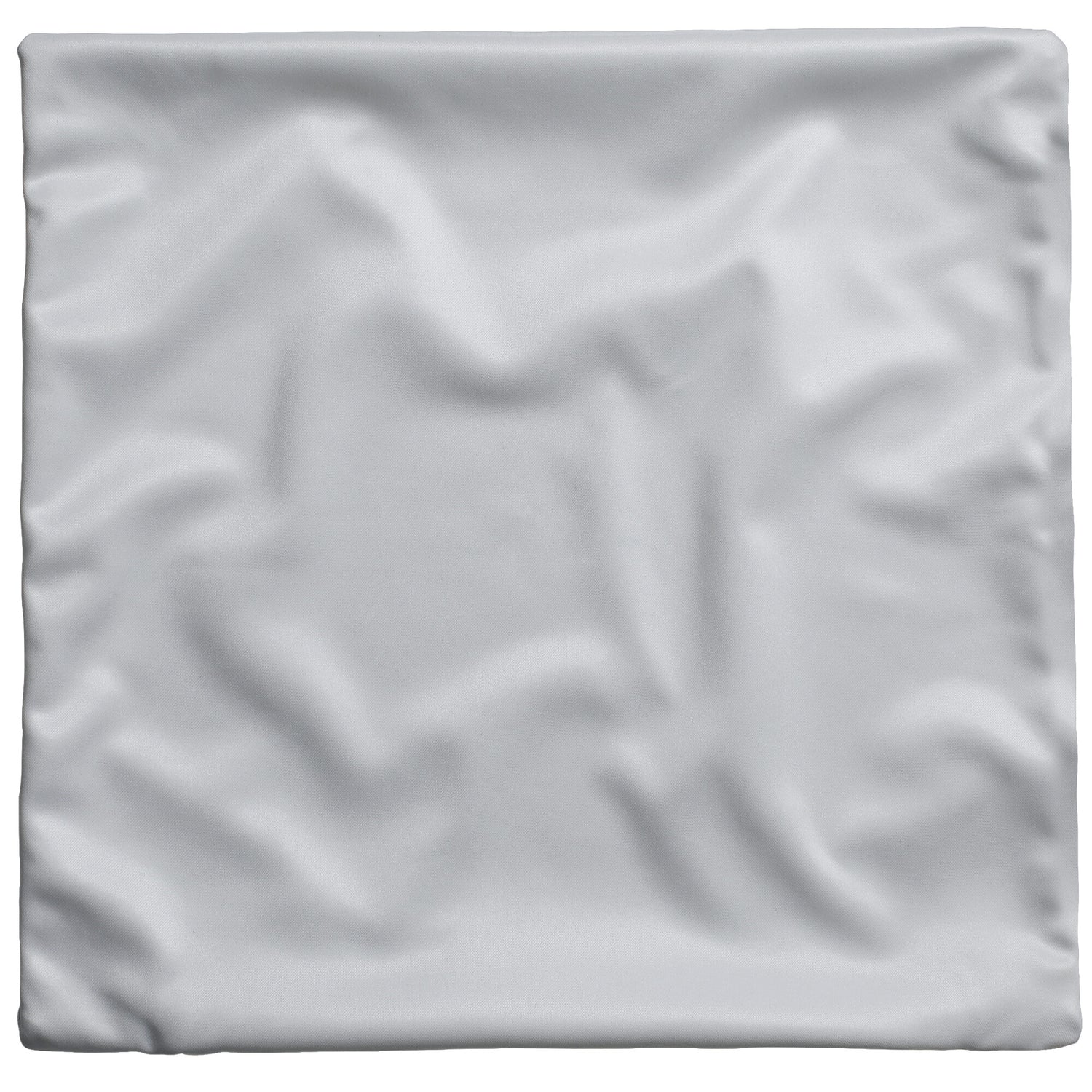 Light gray pillow cover back