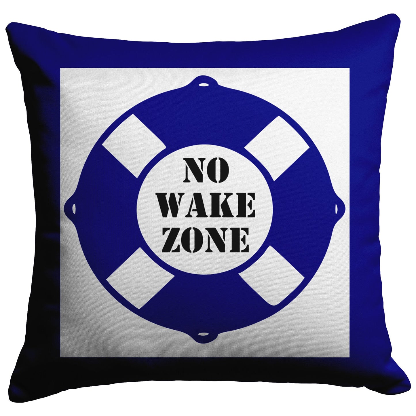 No wake zone blue