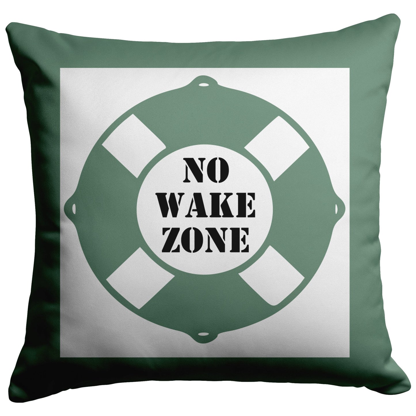 no wake zone green