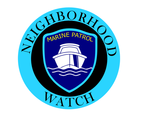 Neighborhood marine patrol watch badge