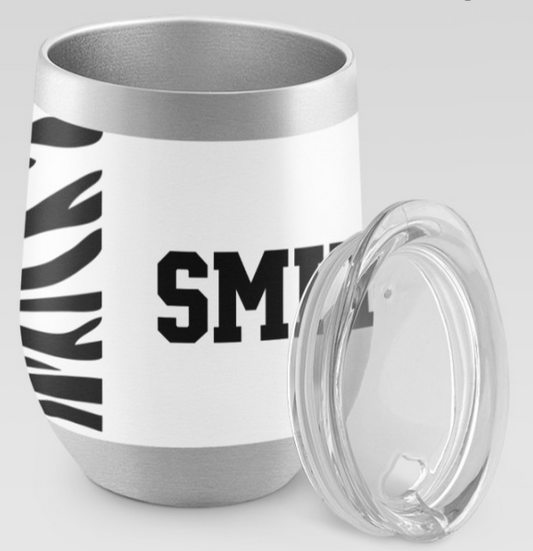 Bengals White Tiger Personalized tumbler