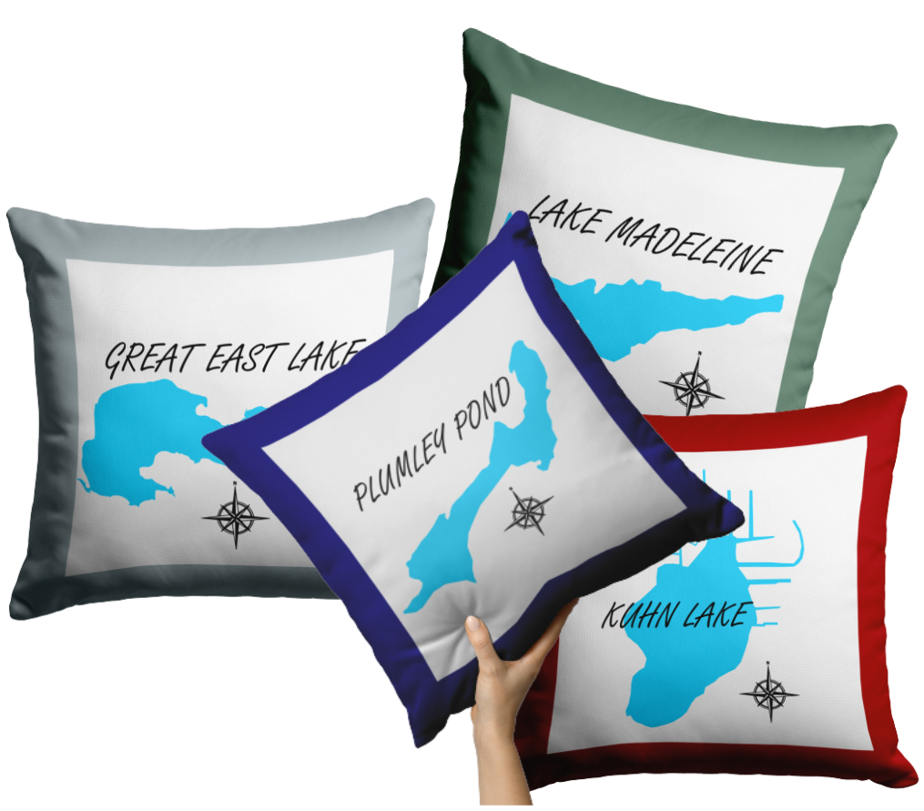 Your lake on a pillow