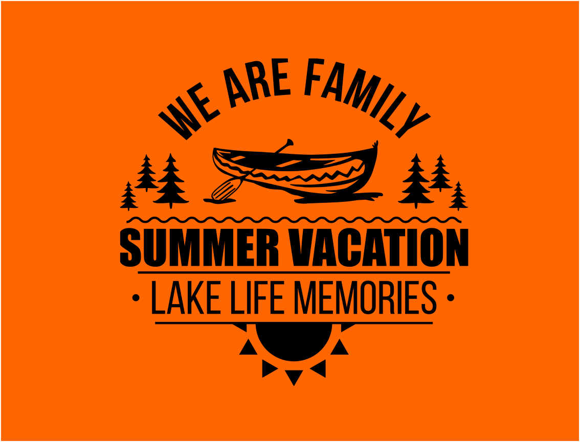 We Are Family. Lake Life Memories. Youth T-shirt