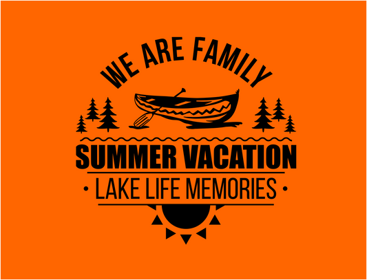 We Are Family. Lake Life Memories. Youth T-shirt