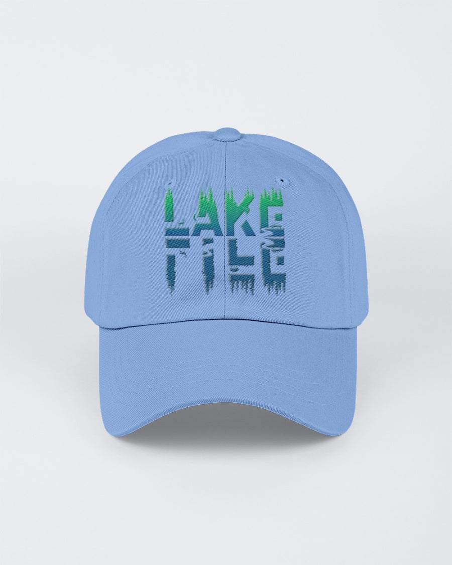 Like Life embroidered hat- light college blue