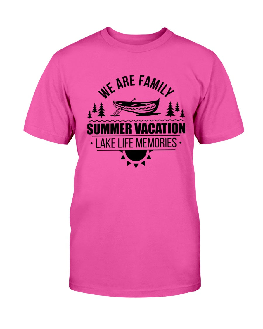 Sunshine and canoe. We are family summer vacation at the lake. hot pick t-shirt