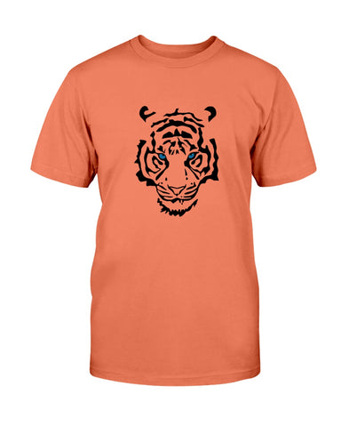 blue eyed tiger orange T