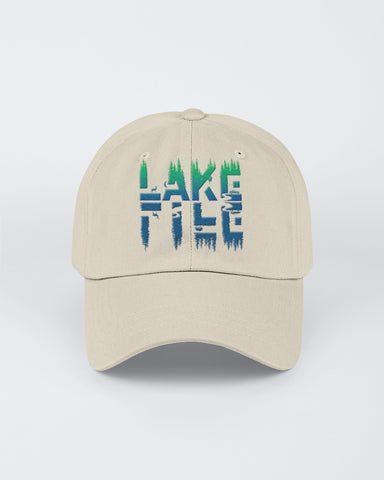 lake life embroidered hat- stone