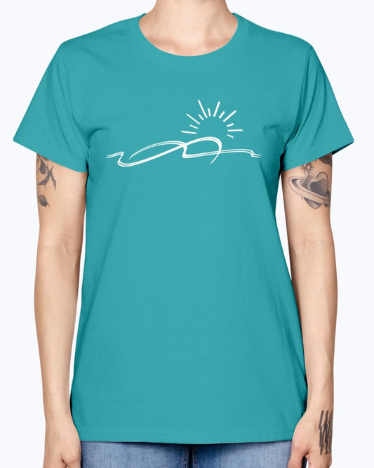 comfy coastal t-shirt for women
