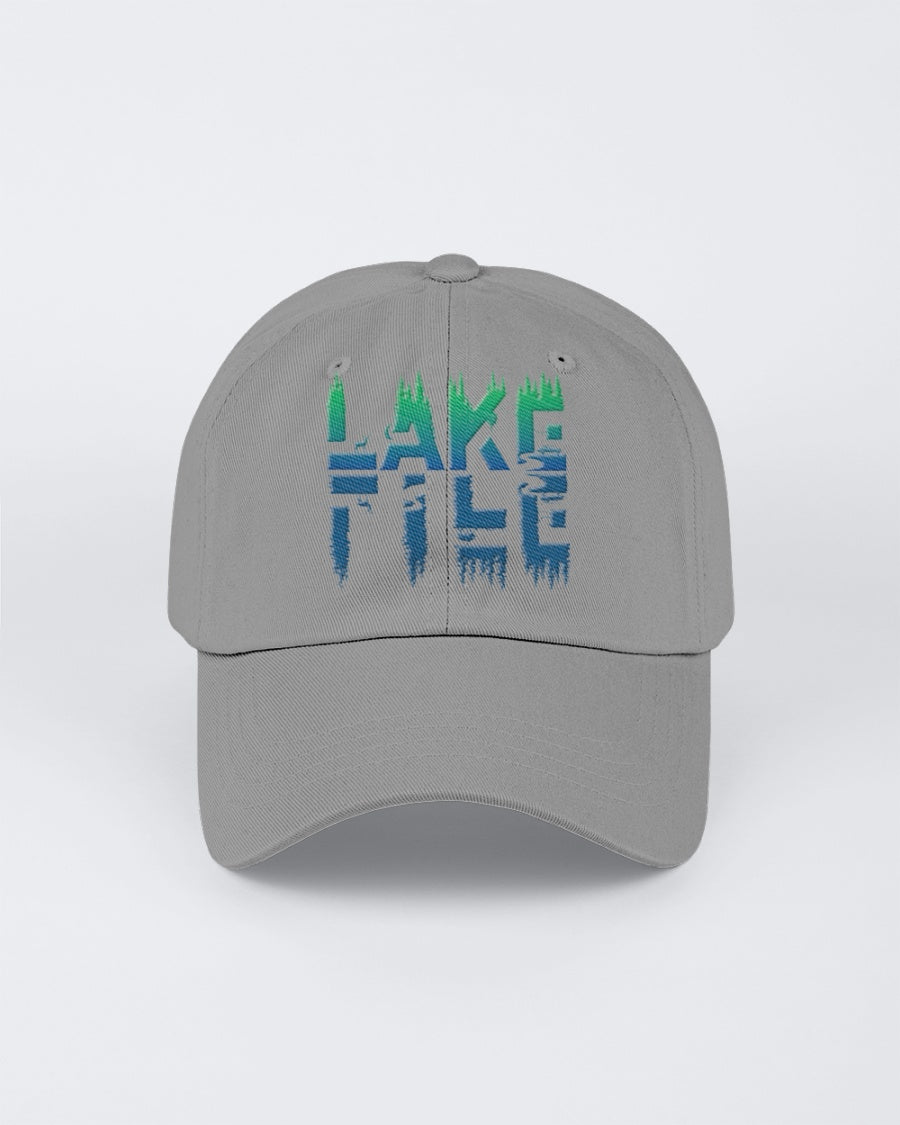 Lake Life embroidered hat - dark gray